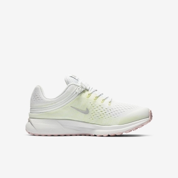 Nike Zoom Pegasus 34 FlyEase - Løbesko - Hvide/Pink/Metal Sølv | DK-64754